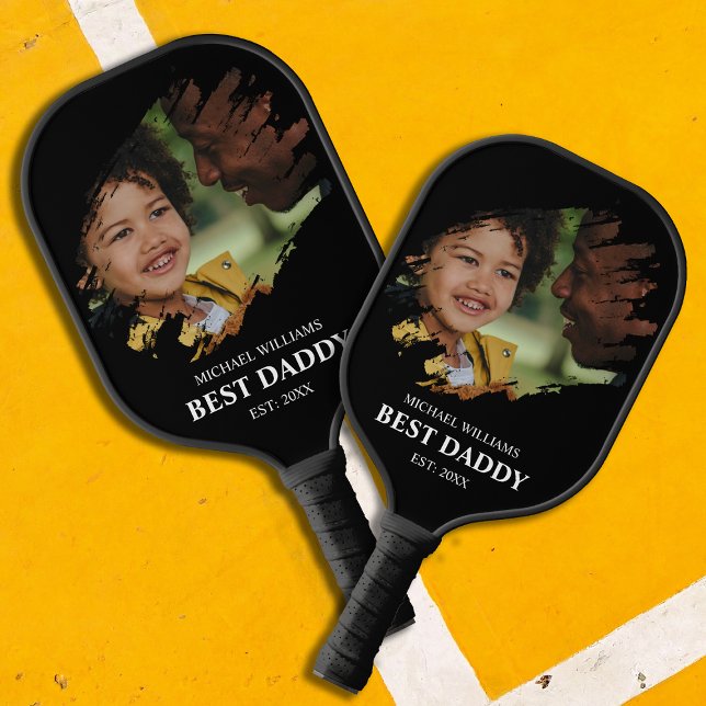 Stylish Scratched Effect Photo | Personalized Pickleball Paddle (Creator Uploaded)
