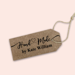 Stylish Script handmade self-inking stamp