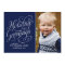 Stylish Script Lettering Holiday Greetings Photo