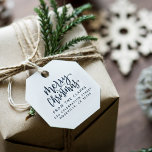 Stylish Script Merry Christmas Return Address Self-inking Stamp<br><div class="desc">Add a personal touch to your mail and save time doing so with these festive stampers! These return address stamps feature "Merry Christmas" in hand-lettered script calligraphy with your family name and address or contact details in sans-serif capital letters. Add your custom wording by clicking on "Personalize this template". For...</div>