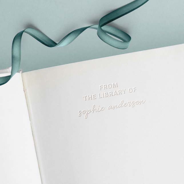 Stylish Script Name From The Library of Embosser (Creator Uploaded)
