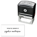 Stylish Script Name From The Library Of Self-inking Stamp | Zazzle