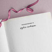 Stylish Script Name This Book Belongs To