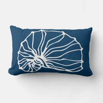 Stylish Sea Shell Pattern - Teal Blue Ocean Theme