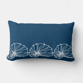 Stylish Sea Shells Pattern - Teal Blue Ocean Theme