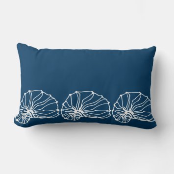 Stylish Sea Shells Pattern - Teal Blue Ocean Theme