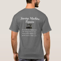 Stylish Sewing Machine Repair Business T-Shirt