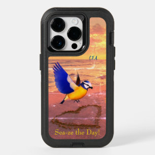 Stylish Shore Love  (Defender Series Shown) OtterBox iPhone 14 Pro Case