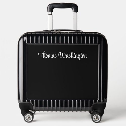 Stylish Signature Script Monogram Luggage