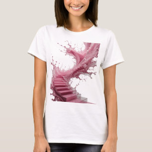 Stylish Silver ABSTRACT ART Art Print T-Shirt