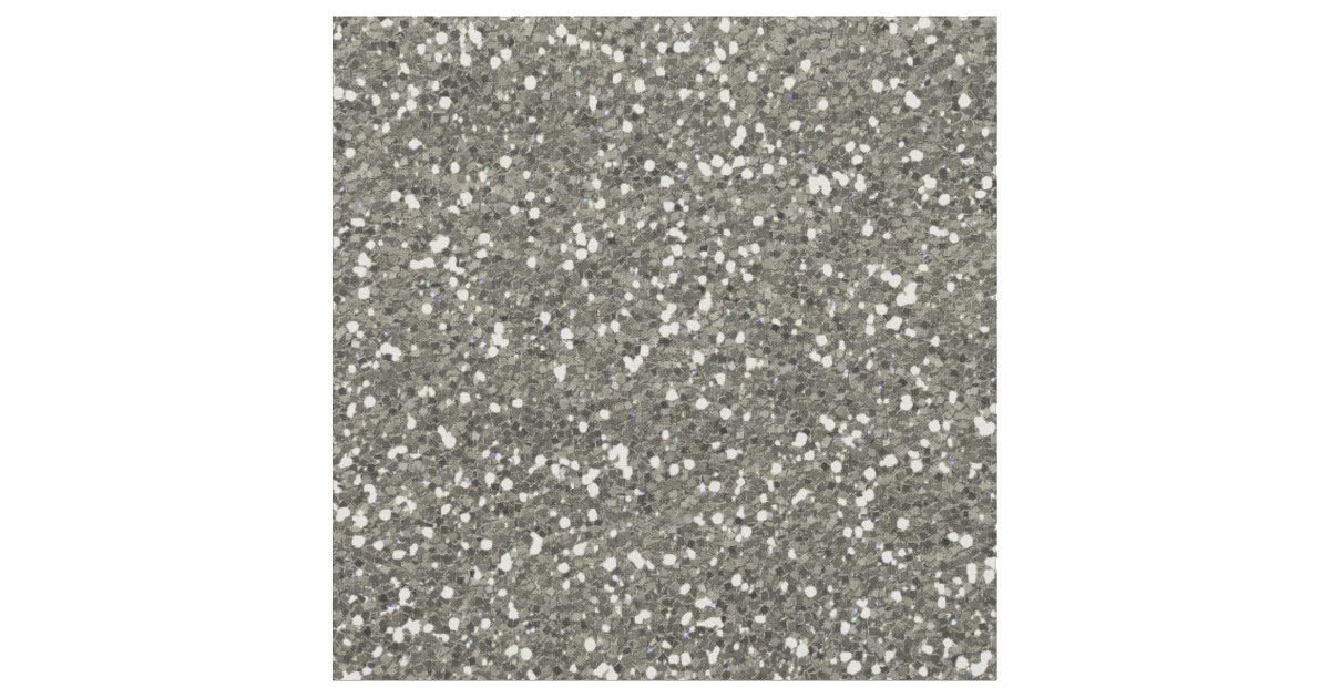 Stylish Silver Glitter Fabric Zazzle