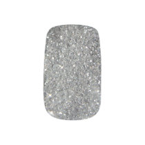 Stylish Silver Glitter Glitz Photo Minx Nail Wraps Stylish Silver Glitter Glitz Photo Minx Nail Wraps