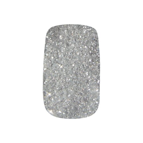 Stylish Silver Glitter Glitz Photo Minx Nail Wraps