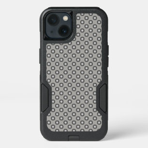 Stylish Silver Polka Dot iPhone 13 Case