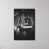 Stylish Silver Stirrups on English Riding Saddle