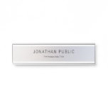 Stylish Silver Template Elegant Professional Door Sign Stylish Silver Template Elegant Professional Door Sign
