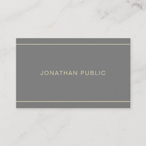 Stylish Simple Design Professional Modern Template Business Card