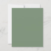Stylish simple minimal Elegant modern sage green (Back)