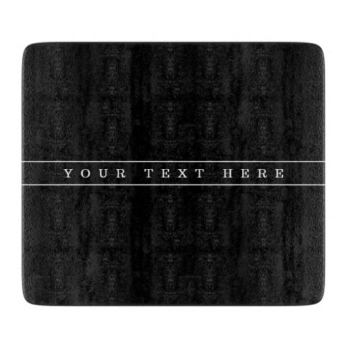 Stylish Simple Text  Thin Stripes Cutting Board