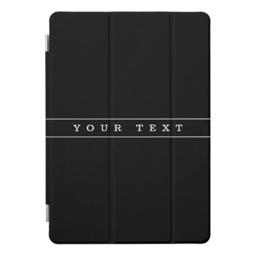 Stylish Simple Text  Thin Stripes iPad Pro Cover