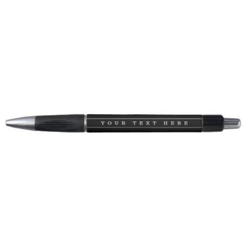 Stylish Simple Text  Thin Stripes Pen