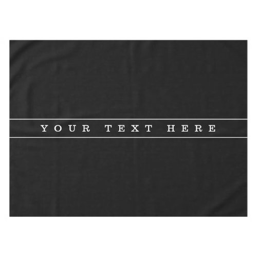 Stylish Simple Text  Thin Stripes Tablecloth