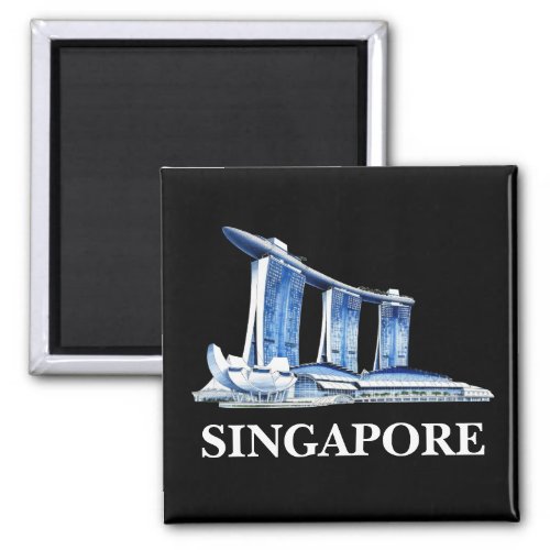 Stylish Singapore Travel Magnet