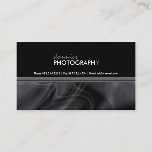 Stylish Smoky Business Card