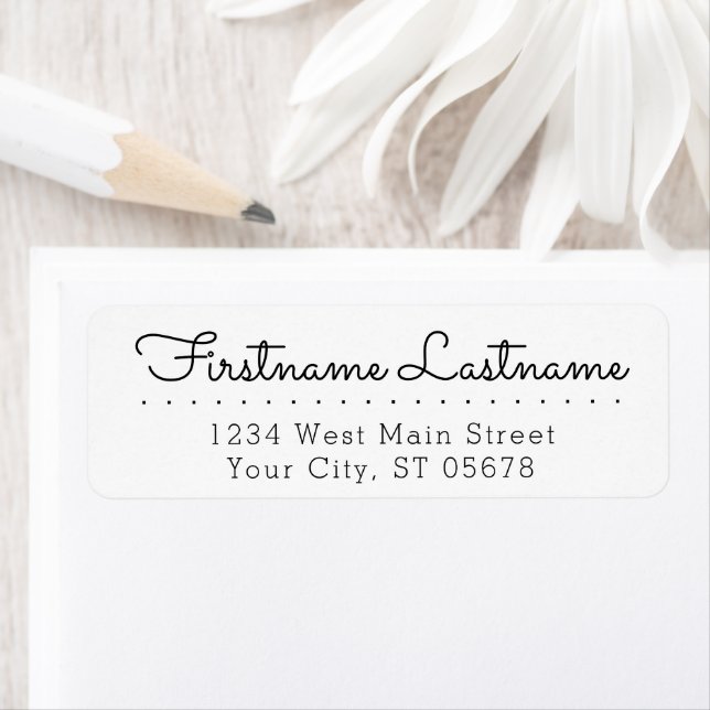 Stylish Sophisticated Chic Typography Script Label (Insitu)