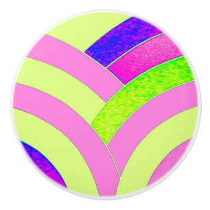 stylish sophisticated modern chevrons ceramic knob