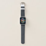 Stylish &amp; Sophisticated Onyx Black Monogram Apple Watch Band at Zazzle