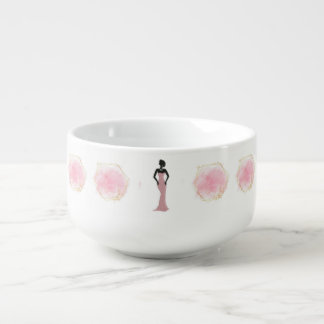 Stylish soup mug