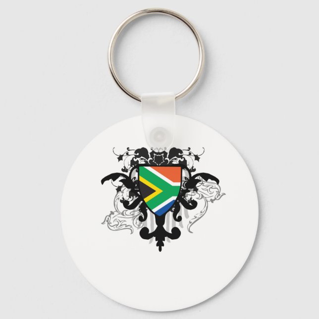 Stylish South Africa Keychain (Front)