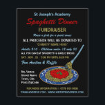 Stylish Spaghetti Dinner Fundraiser Event Flyer<br><div class="desc">Stylish Spaghetti Dinner Fundraiser Event Advertising Flyer by The Business Card Store.</div>