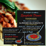 Stylish Spaghetti Dinner Fundraiser Event Flyer<br><div class="desc">Stylish Spaghetti Dinner Fundraiser Event Advertising Flyer by The Business Card Store.</div>