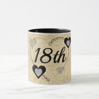 Stylish special birthday mug 18th