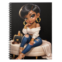 stylish spiral notebook