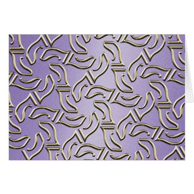 Stylish Star of David Shimmer (Front Horizontal)