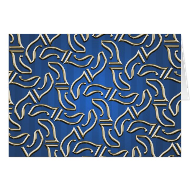 Stylish Star of David Striped (Front Horizontal)