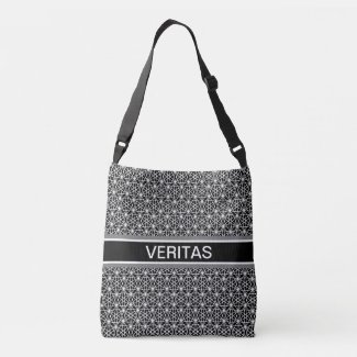 Stylish Star Pattern & Belt in Black & White
