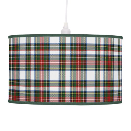 Stylish Stewart Dress Tartan Plaid Ceiling Lamp