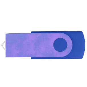Stylish Storm cloud effect blue Flash Drive