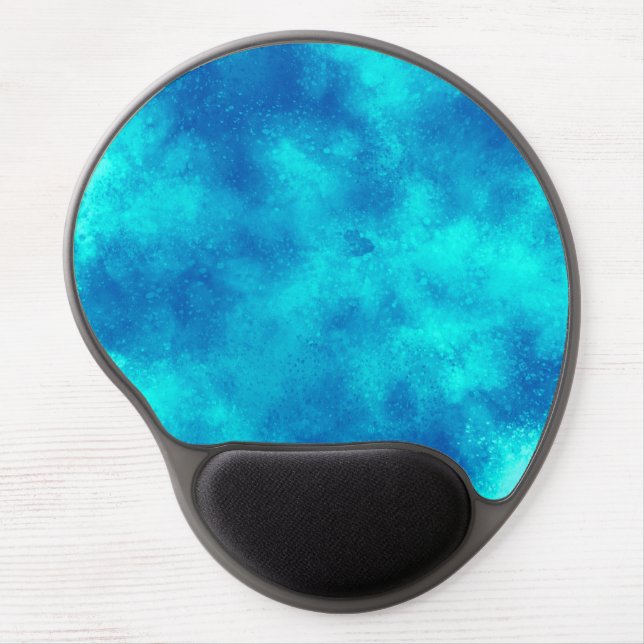 Stylish Storm cloud effect   Blue  Gel Mouse Pad (Front)
