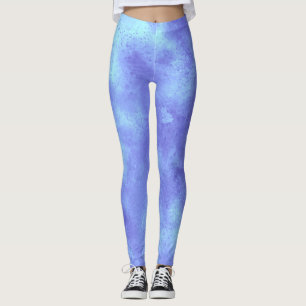 Stylish Storm cloud effect Blue Leggings