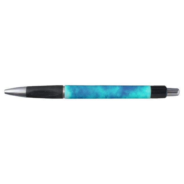 Stylish Storm cloud effect blue  Pen (Front)