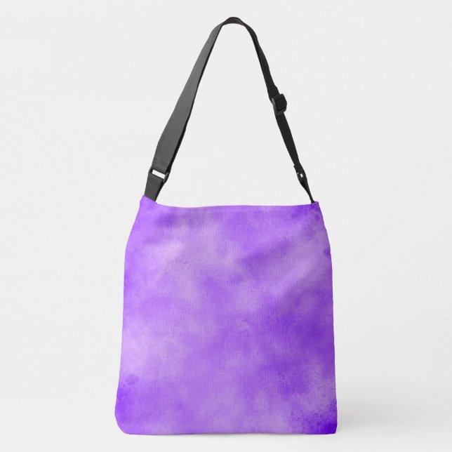 Stylish Storm cloud effect blueberry Crossbody Bag (Back)
