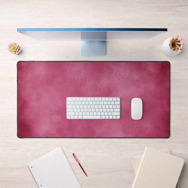 Stylish Storm cloud effect   Burgundy  Desk Mat (Office 1)