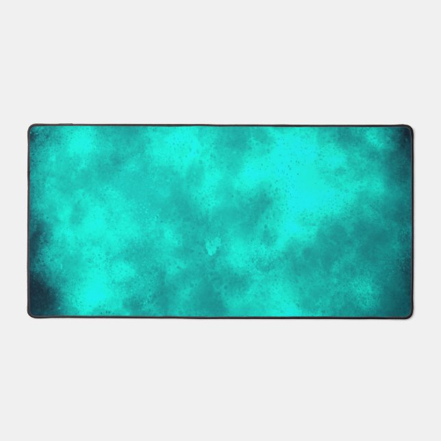 Stylish Storm cloud effect  Green  Desk Mat (Front)