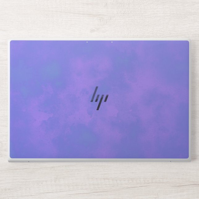 Stylish Storm cloud effect in Blue  HP Laptop Skin (Front)
