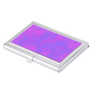Stylish Storm cloud effect In blue pink Business Card Case